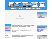 Tablet Screenshot of kmiactuators.com